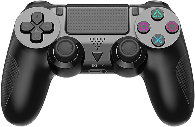 Draadloze Gaming Controller V2 - Geschikt voor Playstation 4 / PS4 - Zwart