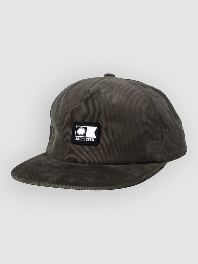 Salty Crew Flagship Cord Snapback Pet Groen Man