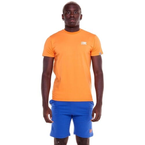 T-shirt Korte Mouw Leone 1947 Man Short Sleeves Small Logo