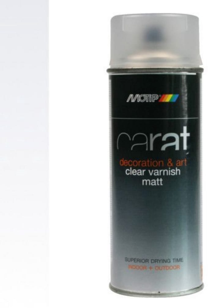 Motip Carat Blanke Lak Mat - 400 ml - Mat