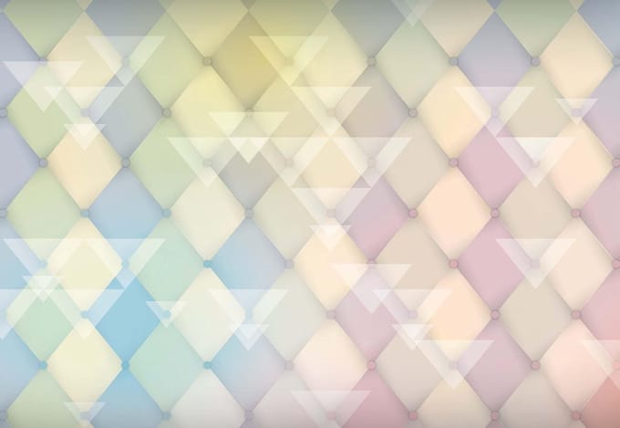 Fotobehang Modern Abstract Art Diamonds | PANORAMIC - 250cm x 104cm | 130g/m2 Vlies
