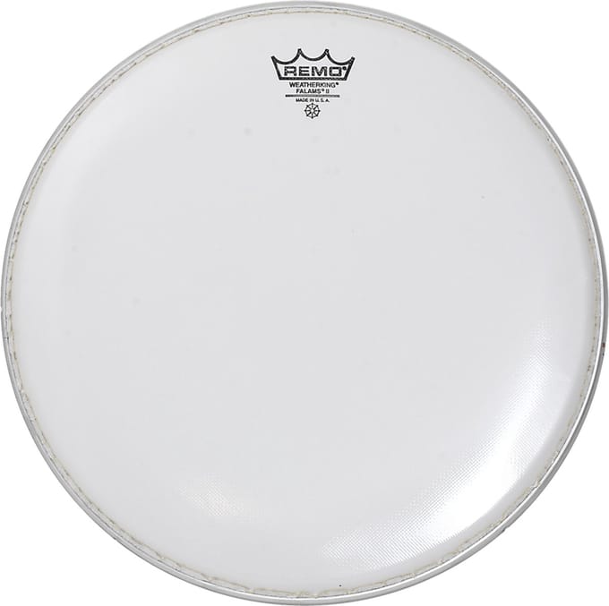 Remo Falam K, 14", wit glatt, Marching Batter - Marching snare drumvel