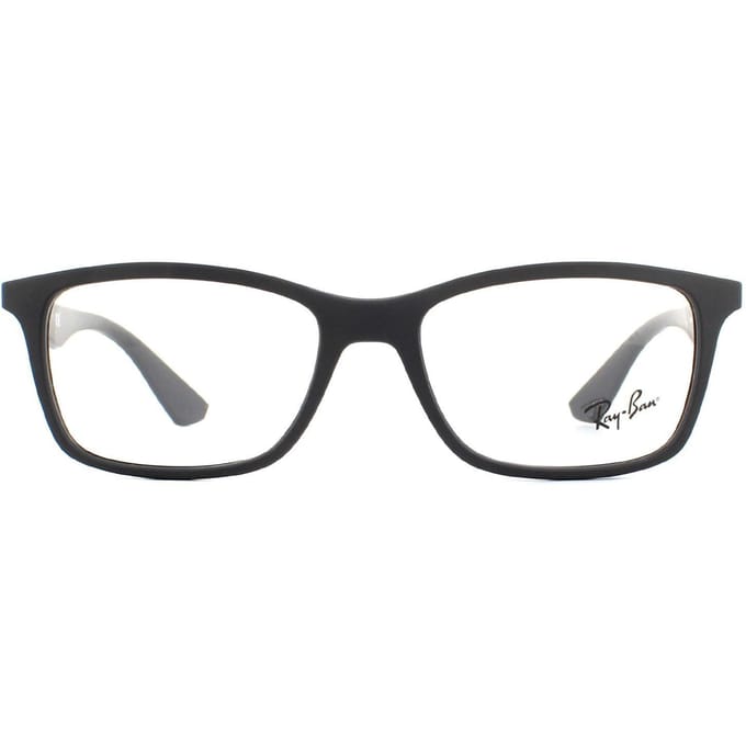 Ray-ban bril rx7047 5196 mat zwarte mannen vrouwen