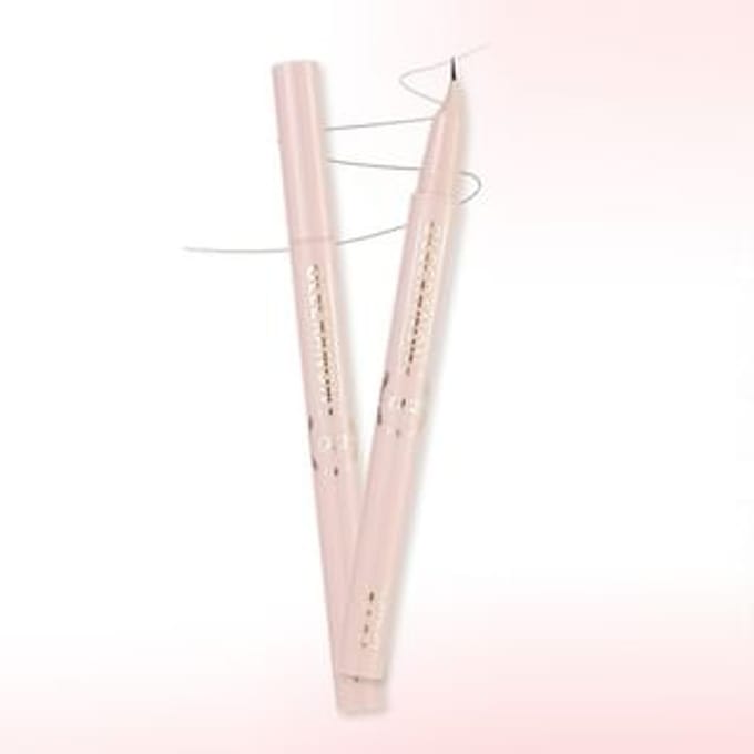 xixi - Ink Control Focus Curved Tip Eyeliner - 3 Colors #02 Misty Brown - 0.6ml