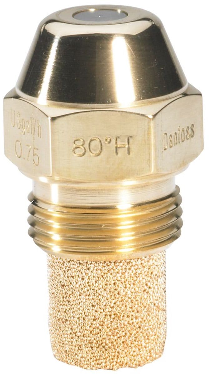 Danfoss Oliebrander sproeier OD-H, holle kegel 1,00 USgal/u, 45 graden, 030H4920