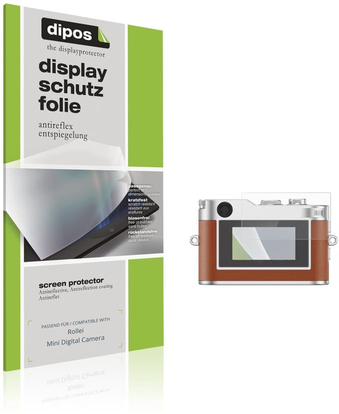 dipos – 4x Matte Beschermfolie geschikt voor Rollei Mini Digital Camera | Krasbestendige & antireflecterende Screenprotector Ultra-Thin