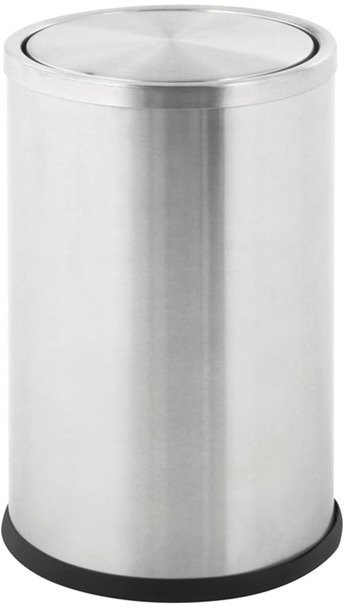 V-Part - Papierbak Swing 10 liter - Stainless steel - mat RVS - Prullenbak