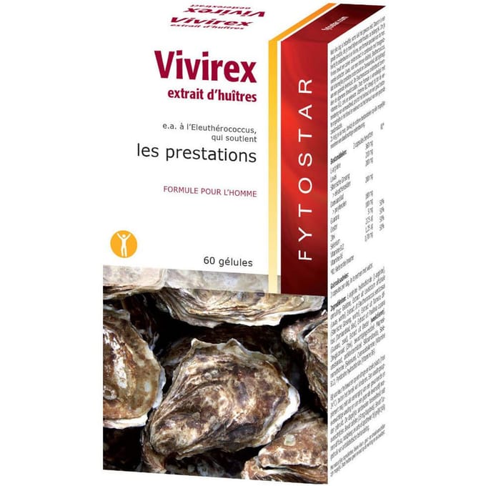 Fytostar Vivirex – Voor het libido – Man prestatie– 60 capsules
