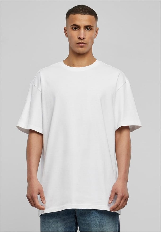 Urban Classics - Heavy Oversized 2pack Heren Tshirt - L - Zwart/Wit