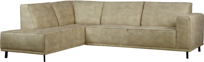 Hoekbank Oklahoma Links | Beige