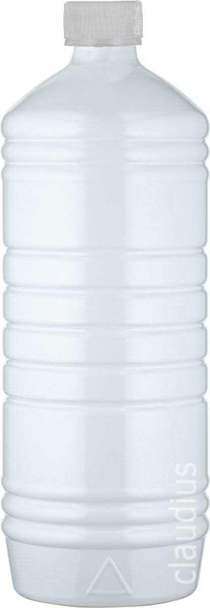 Lege Plastic Fles 500 ml Wit - met verzegeldop - set van 10 stuks - navulbaar - leeg