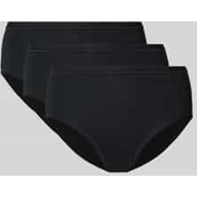 Slip met labelprint, model 'GO DAILY' in een set van 3 stuks