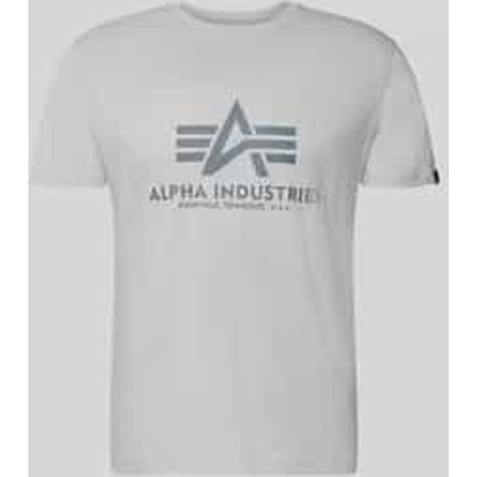 T-shirt met labeldetail model 'BASIC'