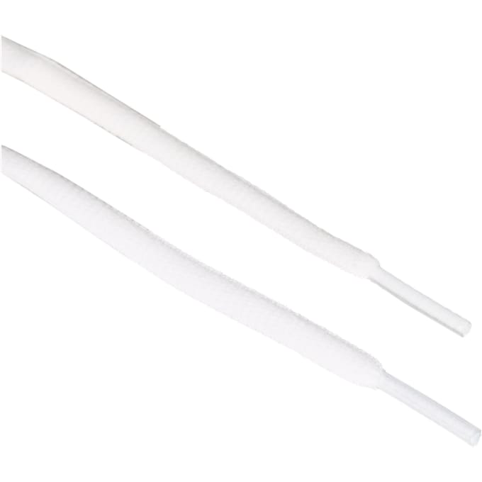 Forcefield Round Laces Schoenverzorging Unisex - Wit - One Size - Katoen