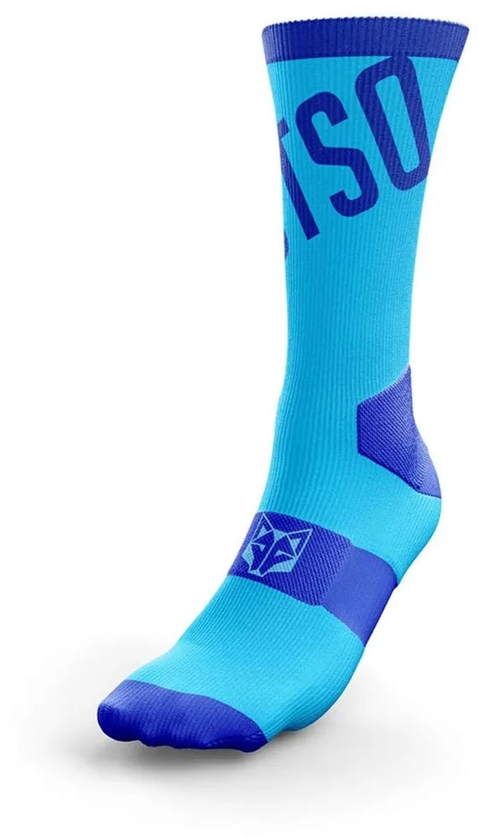 Otso High Cut Fluo Blue Sokken Blauw EU 35-39