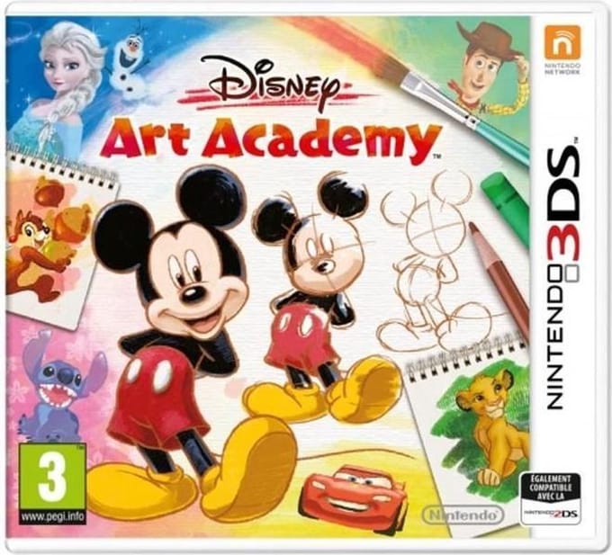 Nintendo Disney Art Academy Standaard Duits, Engels, Spaans, Frans, Italiaans Nintendo 3DS
