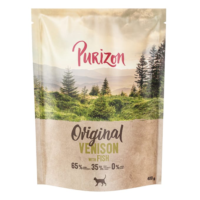 Purizon Original hert met vis - graanvrij - 400 g Nieuw Receptuur