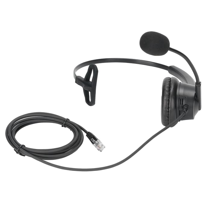 Telefoonheadset met Microfoon Draadloze Zakelijke Koptelefoon voor Callcenter Kantoor