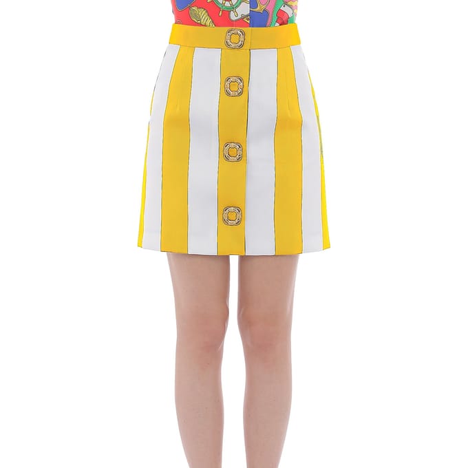 Moschino Skirt Yellow Größe: 40 | Miniröcke Outlet | Damen | Gelb