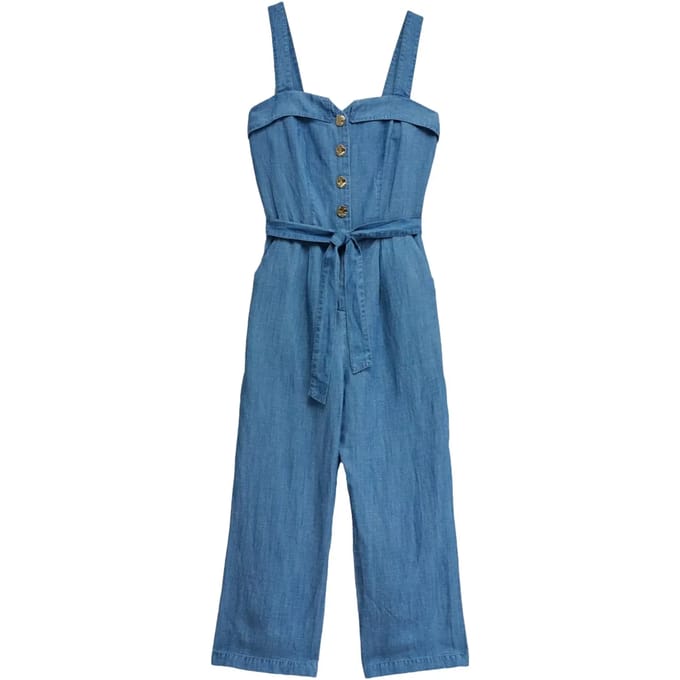 Linnen Jumpsuit Dames Salsa Jeans Lightdenim