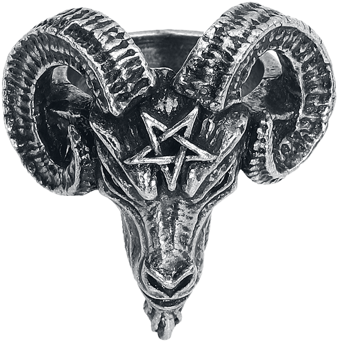 Alchemy Gothic - Gothic Ring - Baphomet - standaard