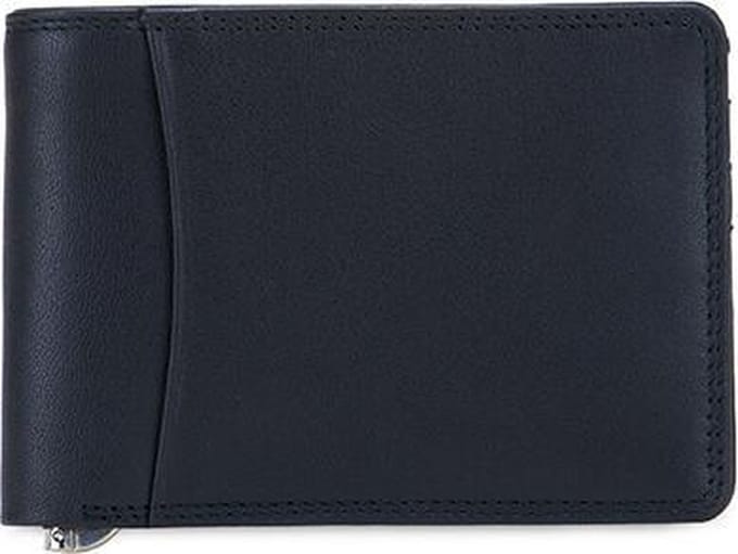 Mywalit RFID Slim Money Clip Wallet Nappa Black