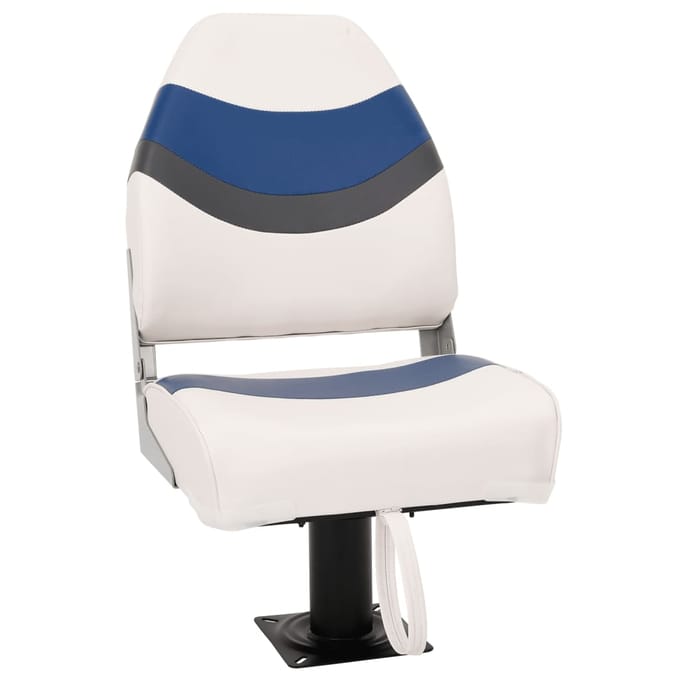 vidaXL - 4-delige - Bootstoelenset - met - hoge - rugleuning - inklapbaar