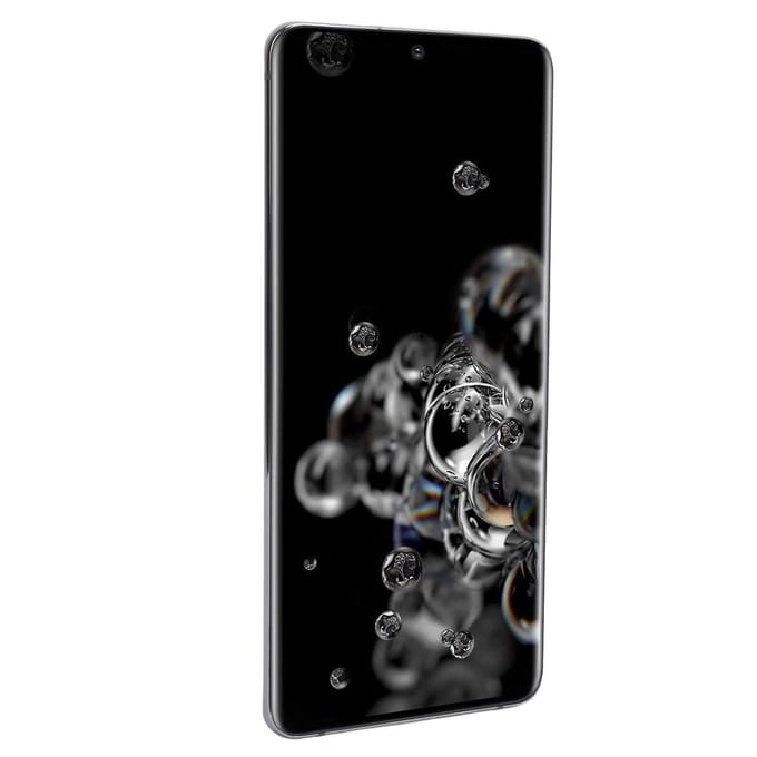 Écran tactile de remplacement pour Galaxy S20 Ultra SM-G988B DS (version internationale UE) argenté