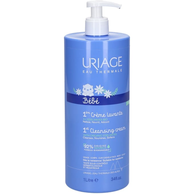 Uriage Baby 1st Cleansing Cream with Organic Edelweiss 1 Crème