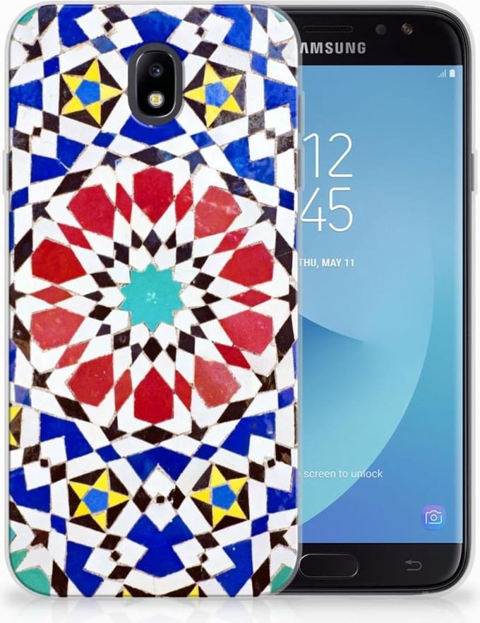 Samsung Galaxy J7 2017 | J7 Pro TPU Siliconen Hoesje Mozaïek