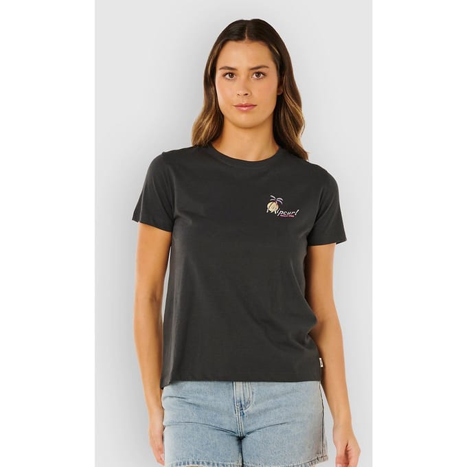 Rip Curl Tide Line Standard TEE - Washed Black
