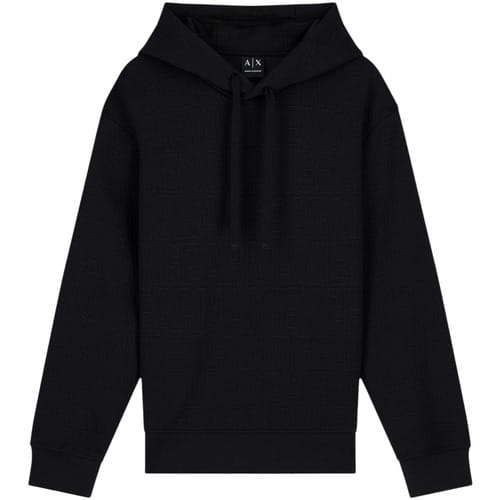 Capuchon sweaters EAX Pullover hoodie met merkpatroon