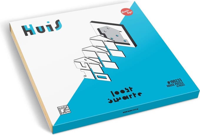 IKONIC - Houten Puzzel - Joost Swarte Puzzel 'Huis'
