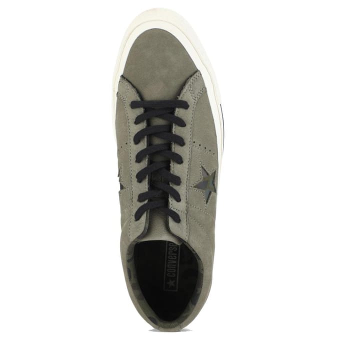 Converse One Star Mode Casual Leer Lage Top Canvas Schoenen Camouflage Print Unisex Sneakers 159581C 41 white