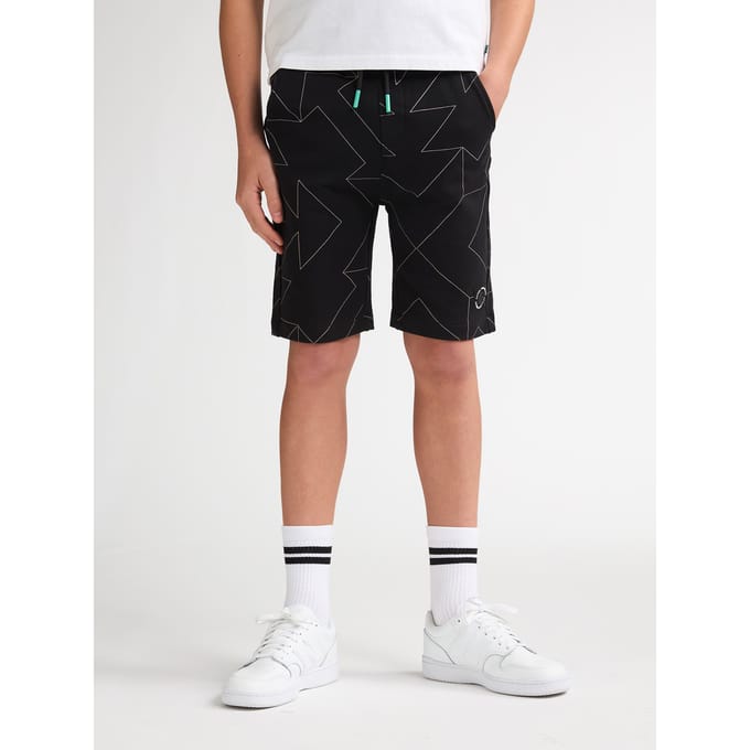 Petrol Industries - Jongens Korte joggingbroek Cedros - Zwart