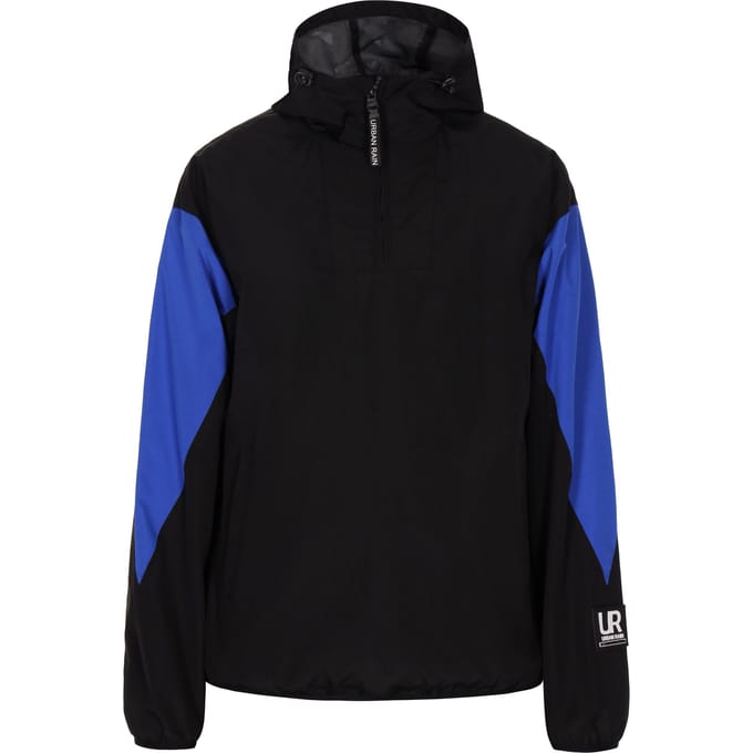 Schmuddelwedda Blouson Heren Zwart koningsblauw colorblock