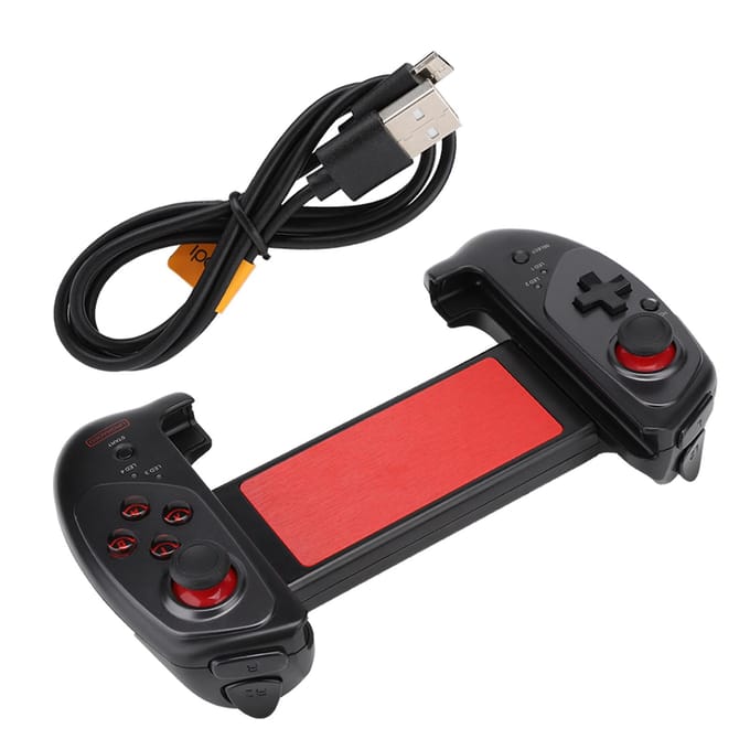 PG?9083S Mobiele Telefoon Tablet Smart TV Telescopische Gamepad Game Controller voor AndroidiOS black