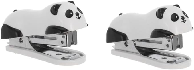 Mini Nietmachine - Panda Nietmachine - Kantoor Thuis - Schattig Panda Design - 62 x 37 cm - Zoals Afgebeeld