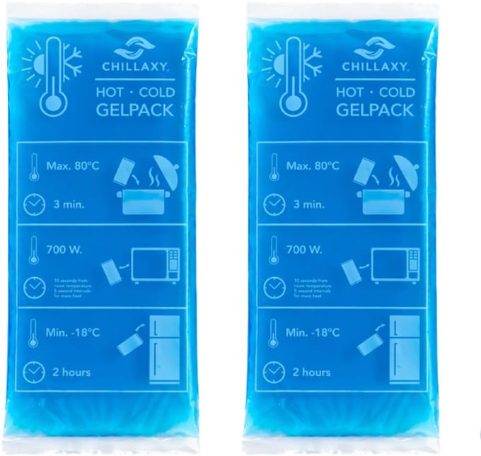 Chillaxy Coldpack – Icepack – Set van 2 Coolpack - IJspack, Gelpack – Koud Compress Herbruikbaar