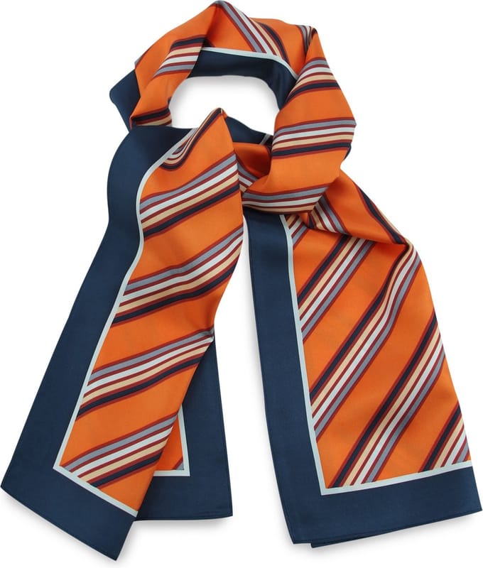 JB Collection - Sjaals - sjaal London Connection langwerpig - rood / grijs / marineblauw / wit