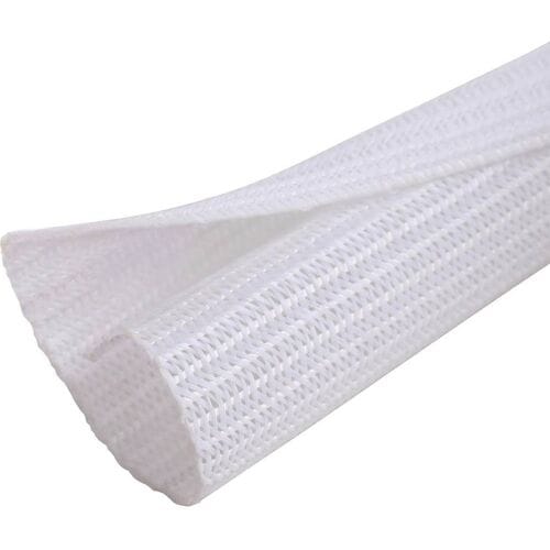 Quadrios 24CA464 24CA464 Gevlochten slang Wit Polyester 25 tot 26 mm per meter