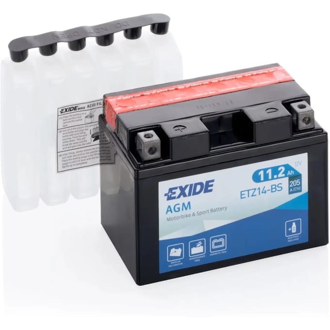 Motorfiets accu Exide AGM