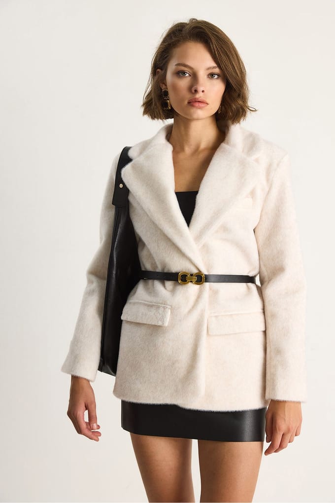 Velvet Jacket met Ceintuur