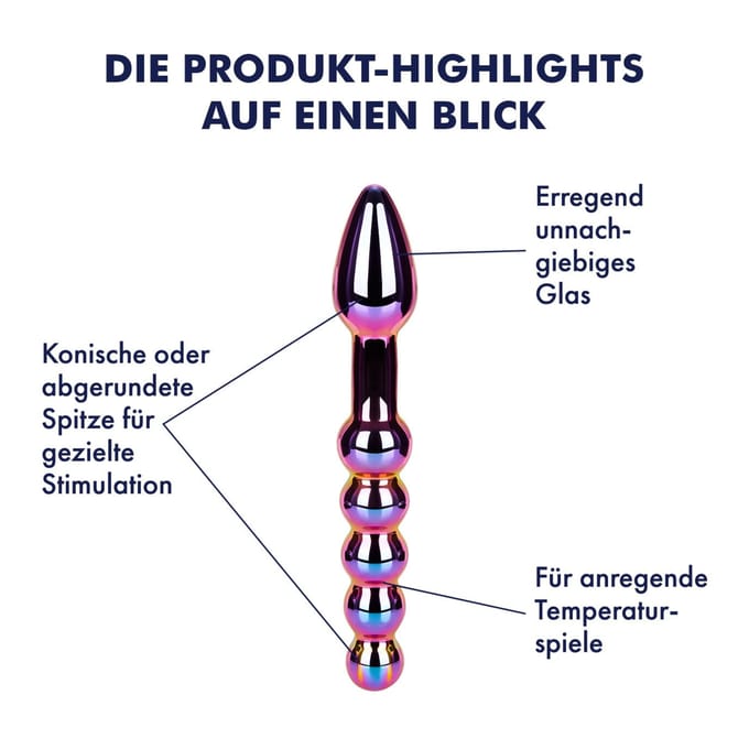 EIS, dildo, 'stijlvolle glazen dildo', borosilicaatglas