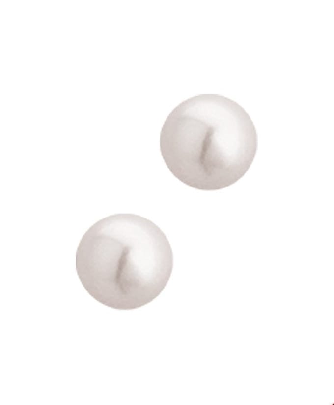 Zilver Gerhodineerde Oorknoppen parel 1312793
