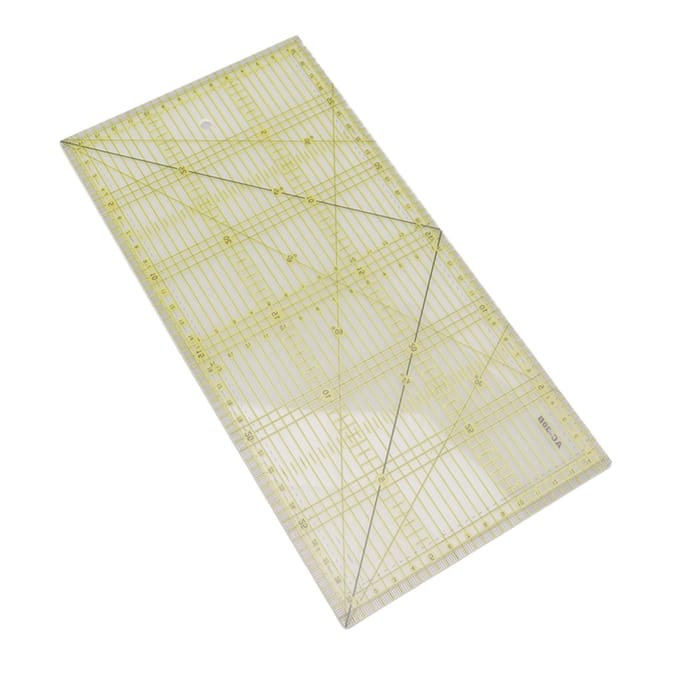 Règle de courtepointe en acrylique, échelle précise, transparente, pour couture, mesure, patchwork