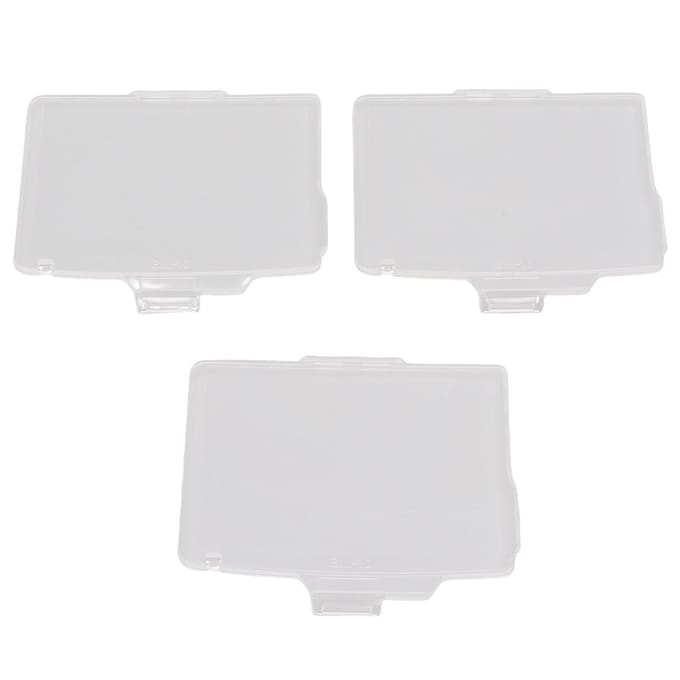 3 Stuks Camera LCD Schermbeschermer ABS Cover Vervanging voor Nikon D90 DSLR BM‑10 Accessoires white