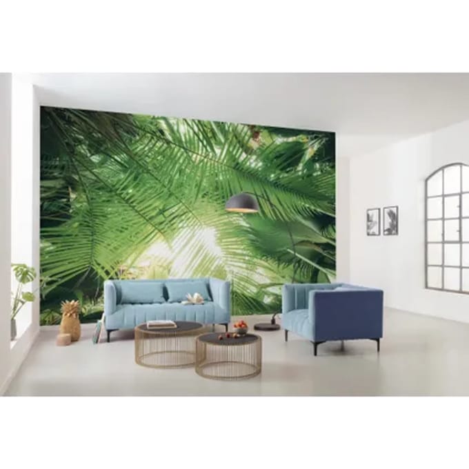 Fotobehang - Dschungeldach 450x280cm - Vliesbehang