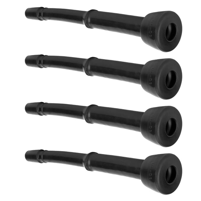 4 Stuks Speenbekervoering Gereedschap Rubber Voering Accessoire voor Vee Geit Melkmachine black
