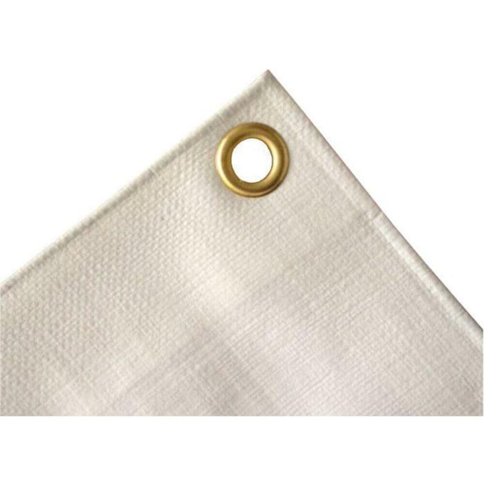 Witte Afdekzeil 280 g/m², 5x8m (40m²) - Waterdicht, UV-bestendig, Scheurvast